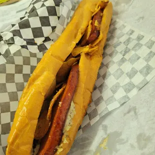 Dust Bowl Fried Bologna Sandwich