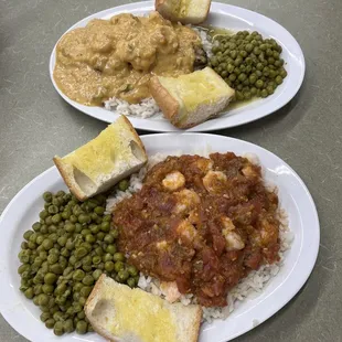 Shrimp Creole, Catfish Radosta