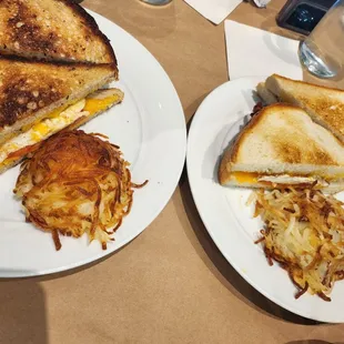 Broken yoke sandwich.