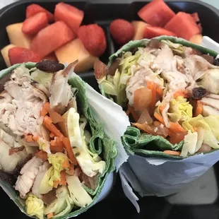 Spinach Turkey Wrap