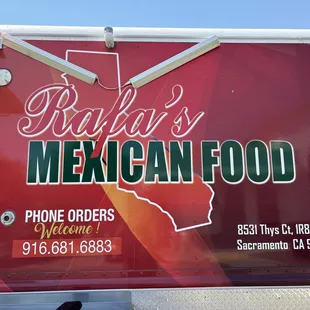 You can order ahead of time