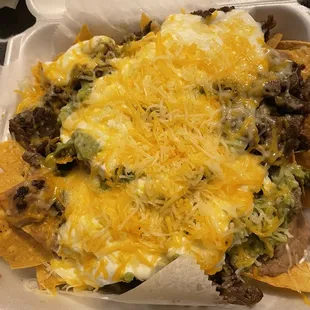 Carne Asada nachos