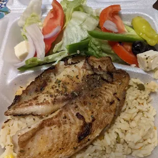 Tilapia dinner