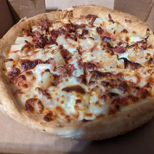 Personal pizza with two toppings