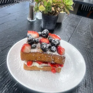 Strawberry Stuffed French Toast