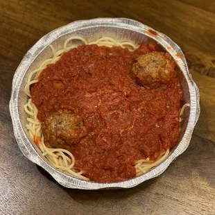 Spaghetti w/ Meatball (2)