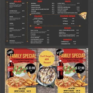 Menu (November 2021)