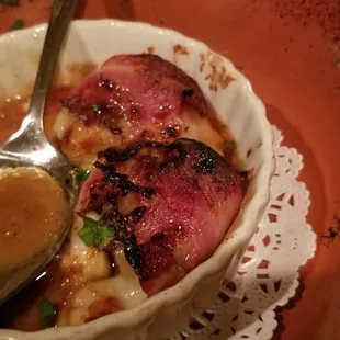 Gamberoni Avolti in Pancetta E Scamozza