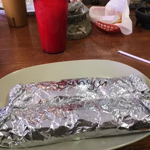 Two Small Burritos FYI they are not small.