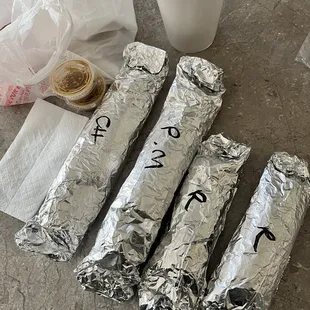 Different size burros