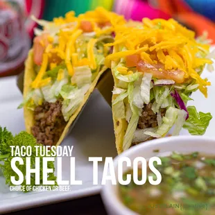 taco tuesday shell tacos