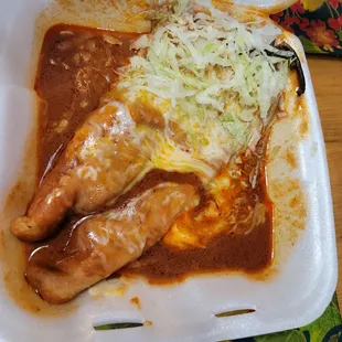 Chile relleno x 2 ala carte