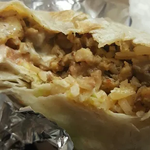Shredded Beef Monster Burrito