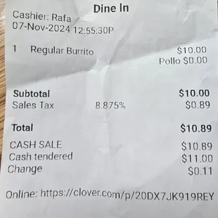 Obviously my receipt....lol