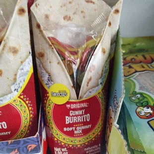 What?  They make gummy burritos?