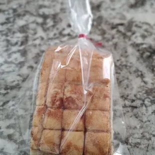 Cinnamon sugar bread