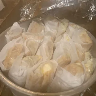 Green Chile &amp; cheese Tamales