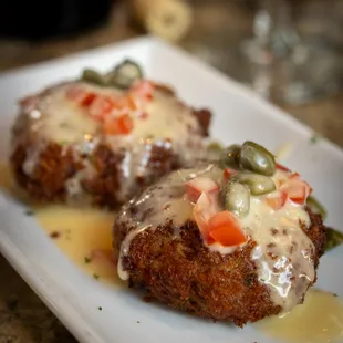 Crab cake appetizer