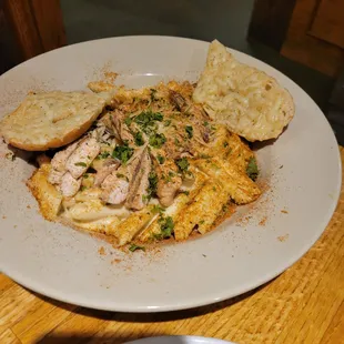 Chicken Alfredo (cajun)