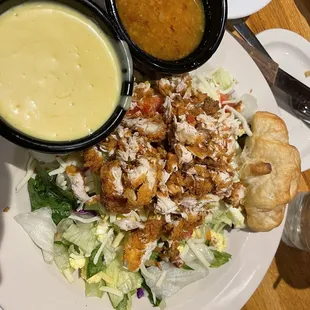 Chicken Finger Salad with House Dressing