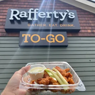 A sign from heaven that hot fingers are an excellent choice!
