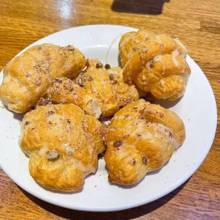 Nutty honey butter crossiant
