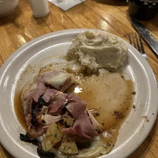 Kona Chicken w/garlic, mashed potatoes
