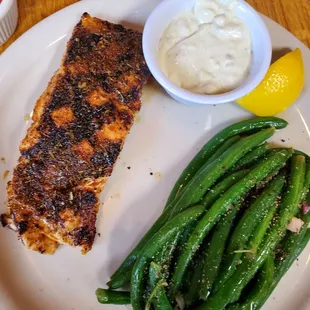Second attempt on &quot;blackened&quot; salmon. How it should look.