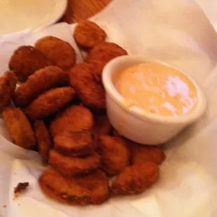 Try the fried pickles