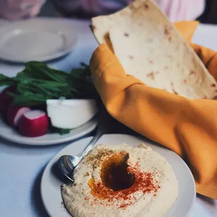 Hummus and Pita Bread