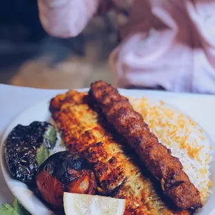 Chicken Soltani Kabob