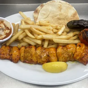 Chicken Thigh Plate with fries