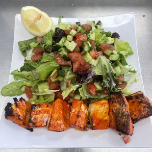 Garden Salad Add Grilled Salmon