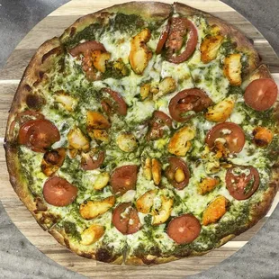 Pesto Chicken pizza