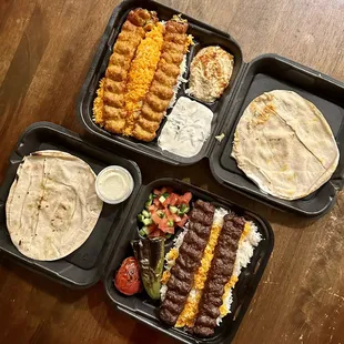 Steak Kabob Plates