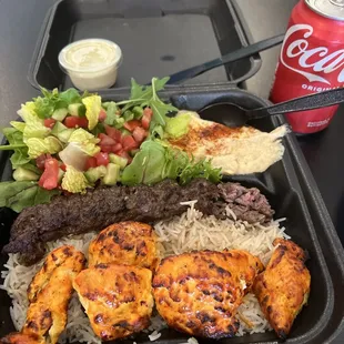 Beef Lule Kabob Plate