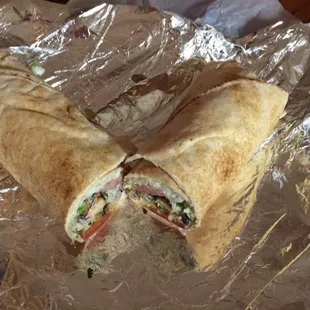 Chicken Sandwich Pita Rap