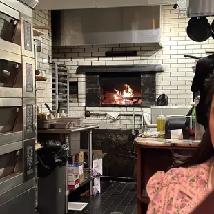 Old school wood fire fire oven