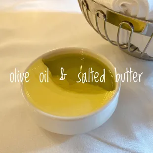 Olive oil &amp; salted butter