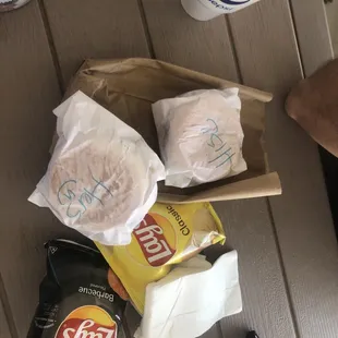 Special of the day: fresh made big bacon cheeseburger with chips and 32 oz soda for $12