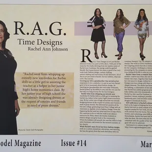 Photo of RAGtimeDesigns. This is my story and 1st publication!