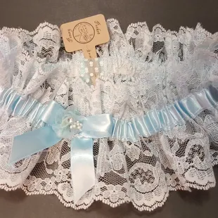 Photo of RAGtimeDesigns. Need a custom keepsake wedding garter belt? We do that too!