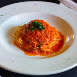 Capellini con Aglio e Pomodoro