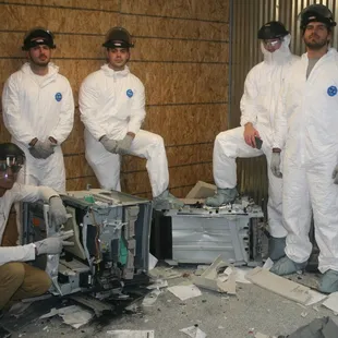 AFTER the team smashed the copier