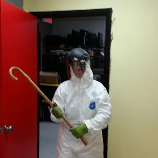 Ready to smash after work.