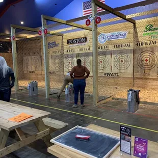 Axe throwing