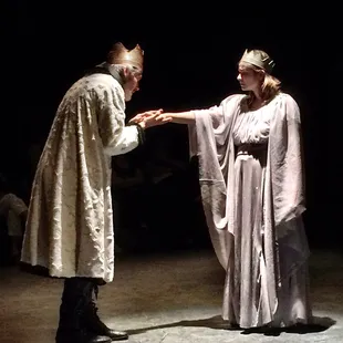 Akaina Ghosh as Hermione in Ragged Wing's performance of The Winter's Tale