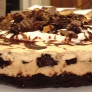 Triple Chocolate Cheesecake Brownie