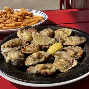 Chargrilled oysters