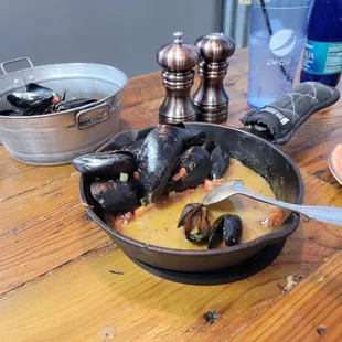 Wicked Mussels, so good, ate half before taking a picture
